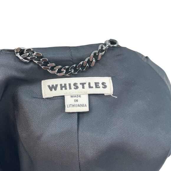 Whistles Alicia Belted Coat Jacket Double Breasted Button Green Size US 4 - Picture 12 of 14